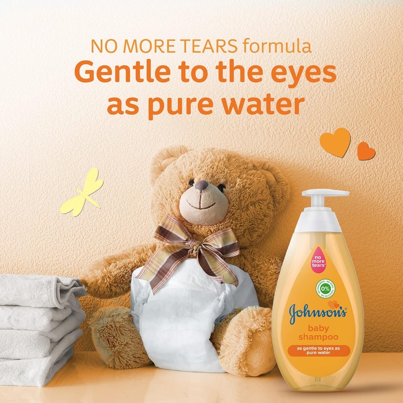 Johnson's Baby شامبو جونسون للأطفال جولد، 750 مل (عبوة من 2) - Image 3